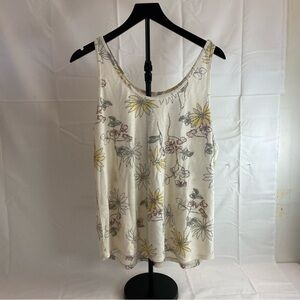 24/7 Floral Lightweight Knit Top | Size XL